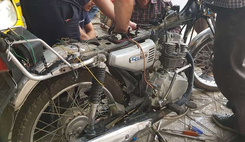 تعمیر موتور سیکلت