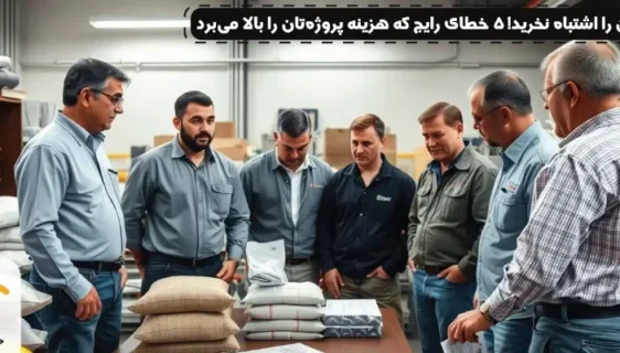سیمان را اشتباه نخرید! 5 خطای رایج که هزینه پروژه‌تان را بالا می‌برد
