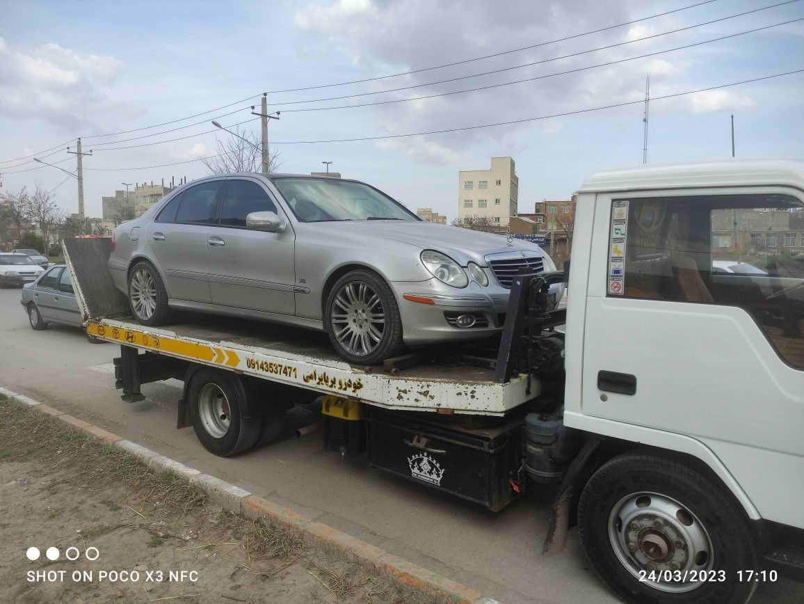 خدمات خودروبر اردبیل برای انتقال خودروهای تصادفی و خاموش