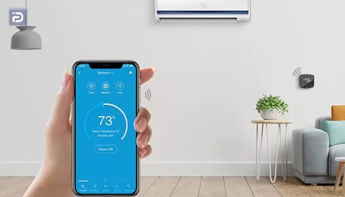 استفاده از اپلیکیشن موبایل برای کنترل کولر گازی