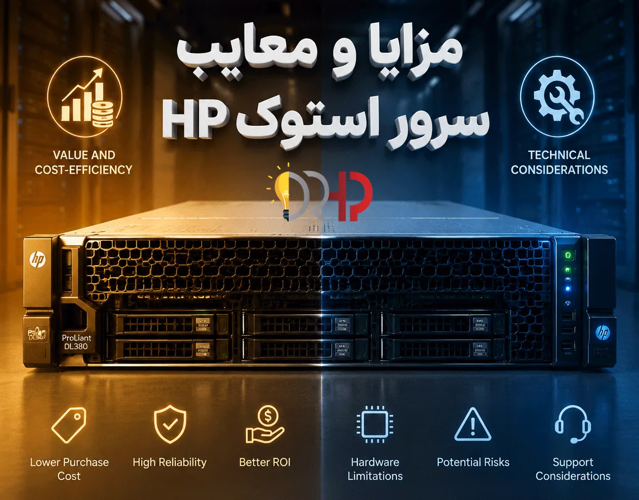 راهنمای جامع آشنایی با سرورهای دست دوم دکتر اچ پی سرور