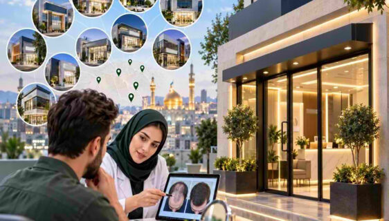 10 تا از برترین کلینیک‌های کاشت مو در مشهد