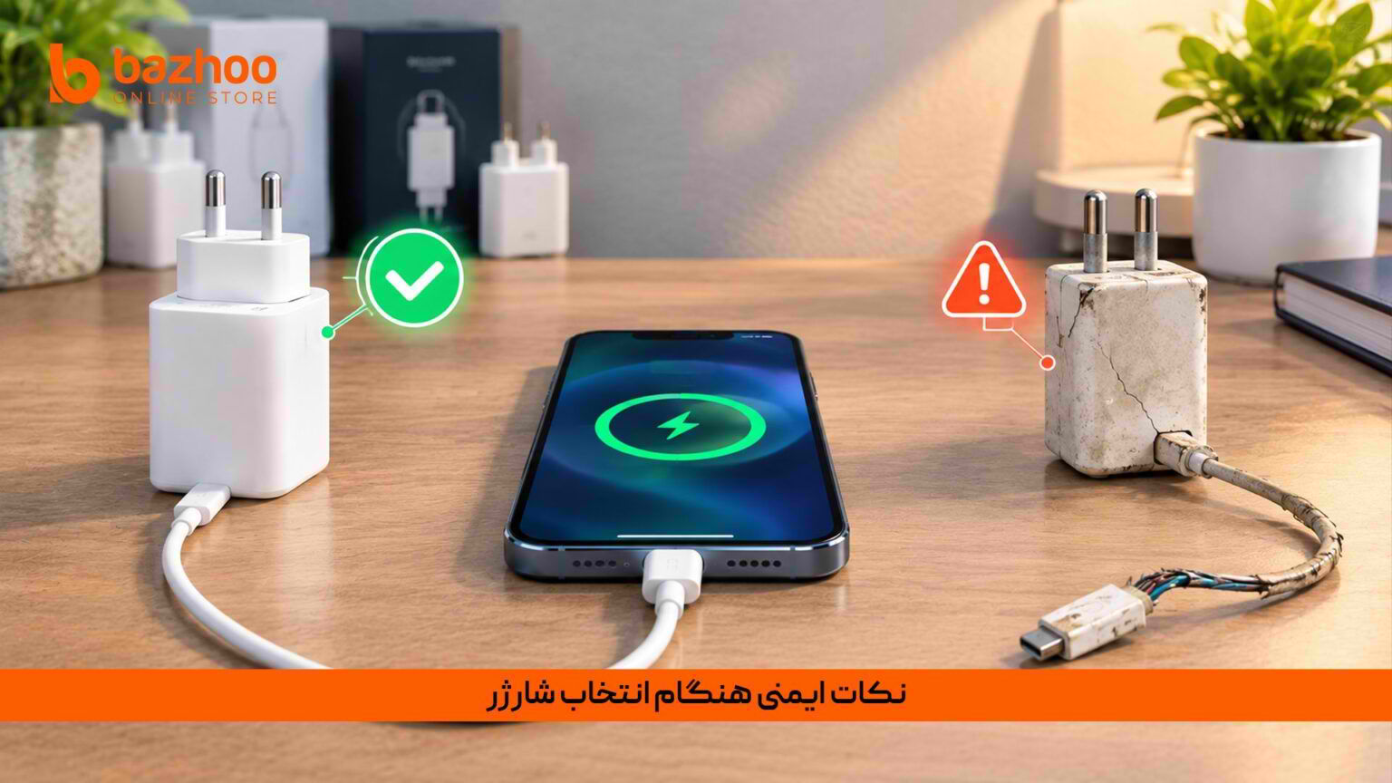 راهنمای تشخیص شارژر اصل از تقلبی سامسونگ